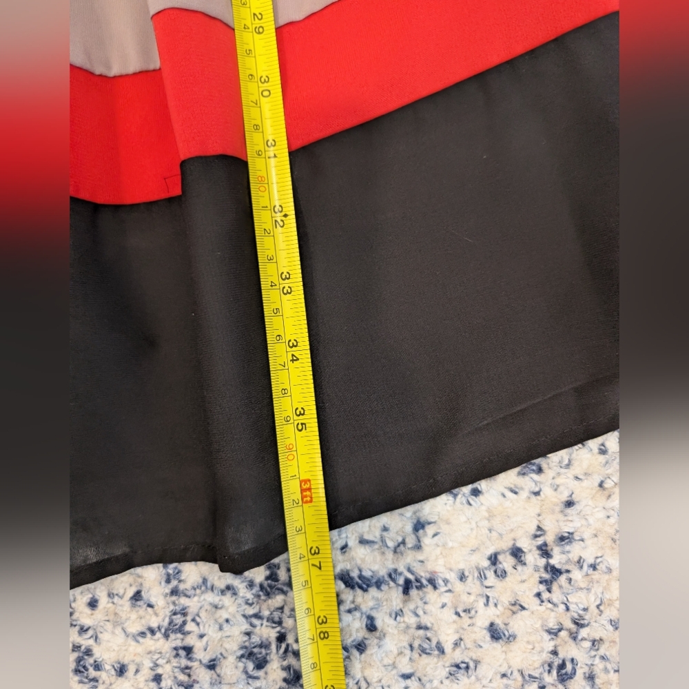Stylish Colorblock Dress - Picture 3 of 10